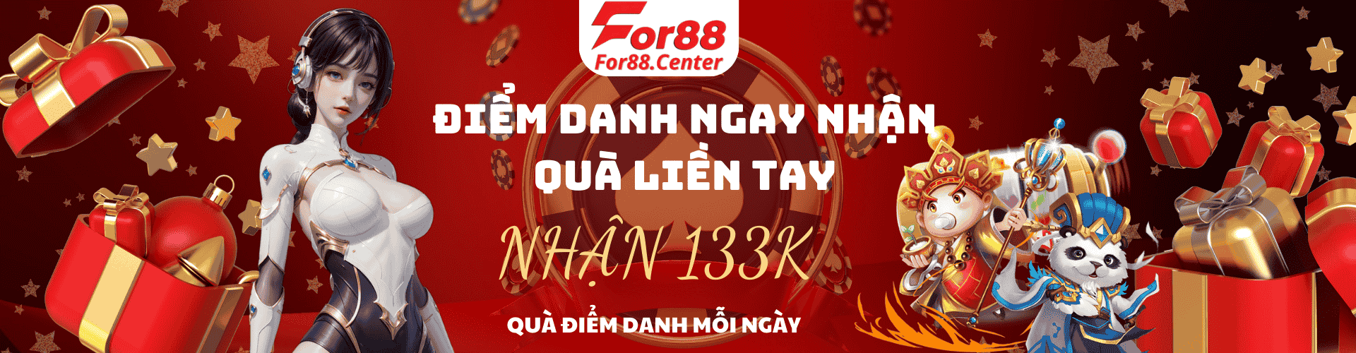 điểm danh mỗi ngày nhận thưởng 133k